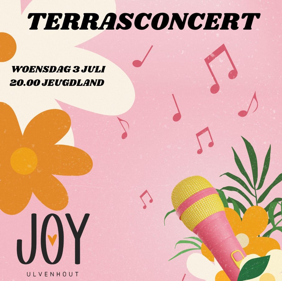 Terrasconcert Joy Ulvenhout