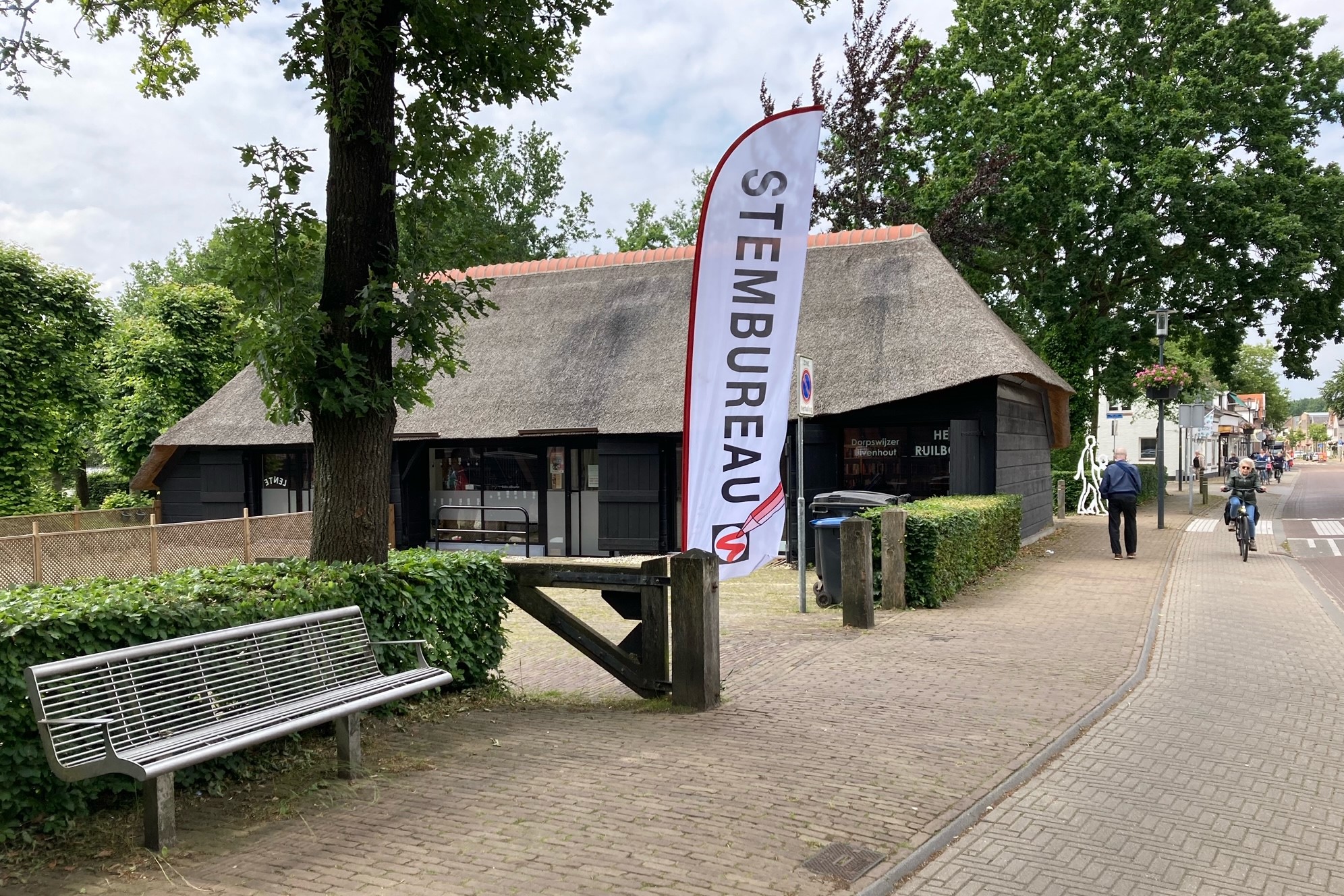 Banner Europese verkiezingen bij Pekhoeveterrein