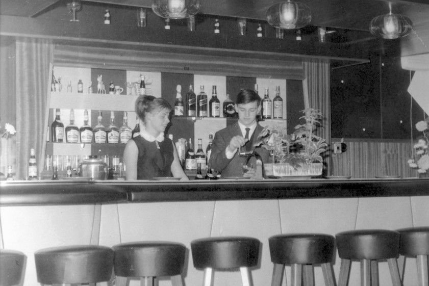 Flamingobar 60 jaar geleden