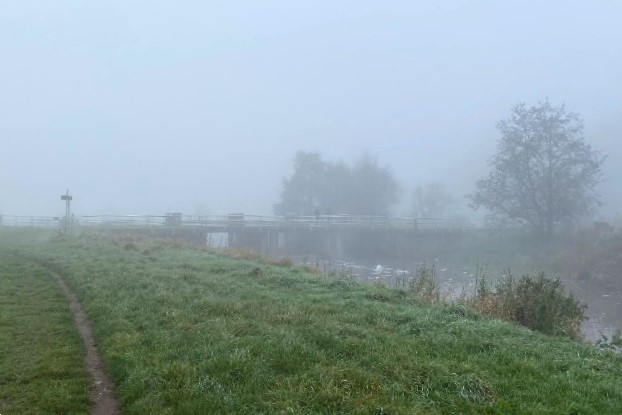 Mist in het Markdal