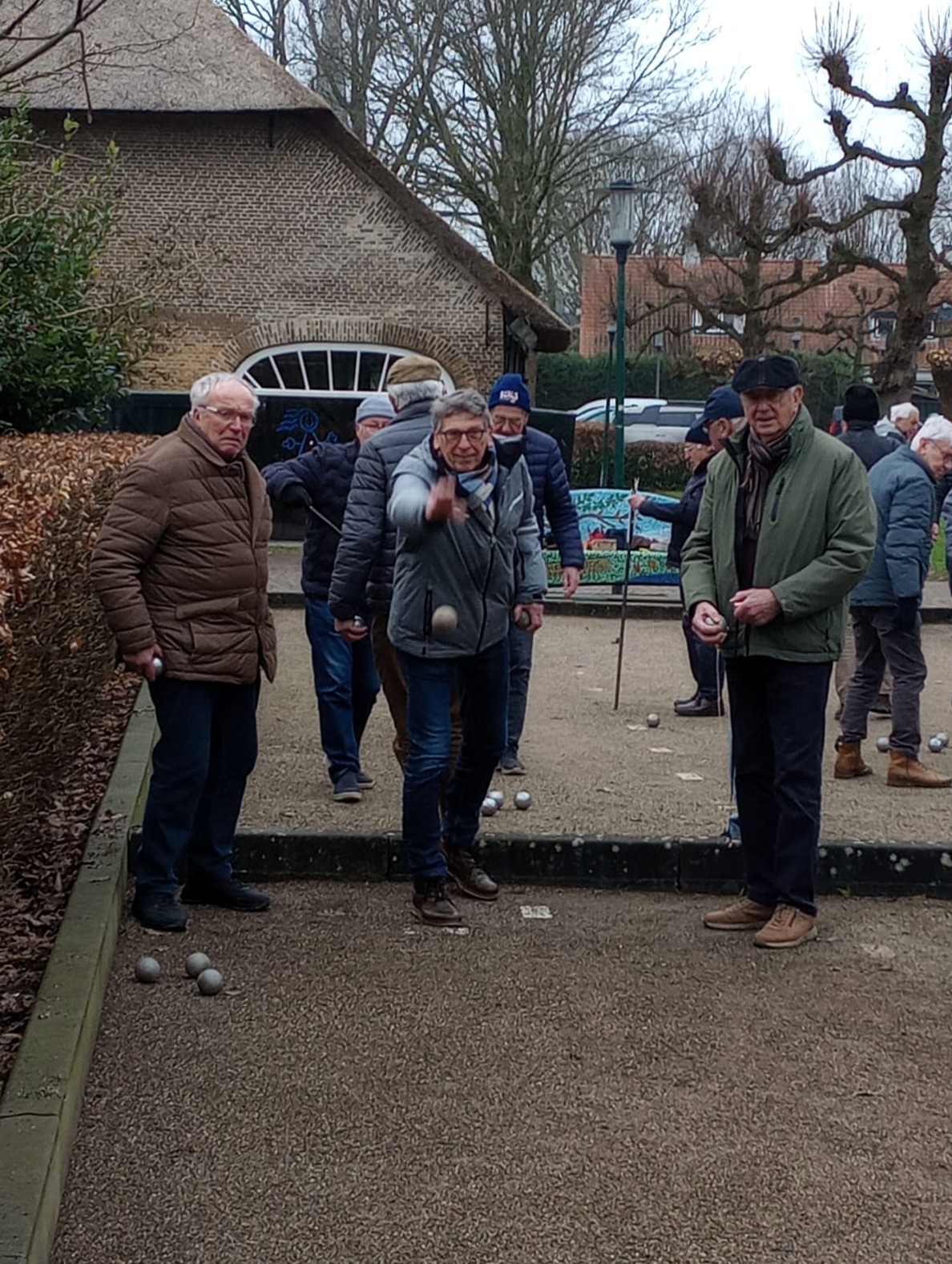 Je-de-boules op het Pekhoeverterrein